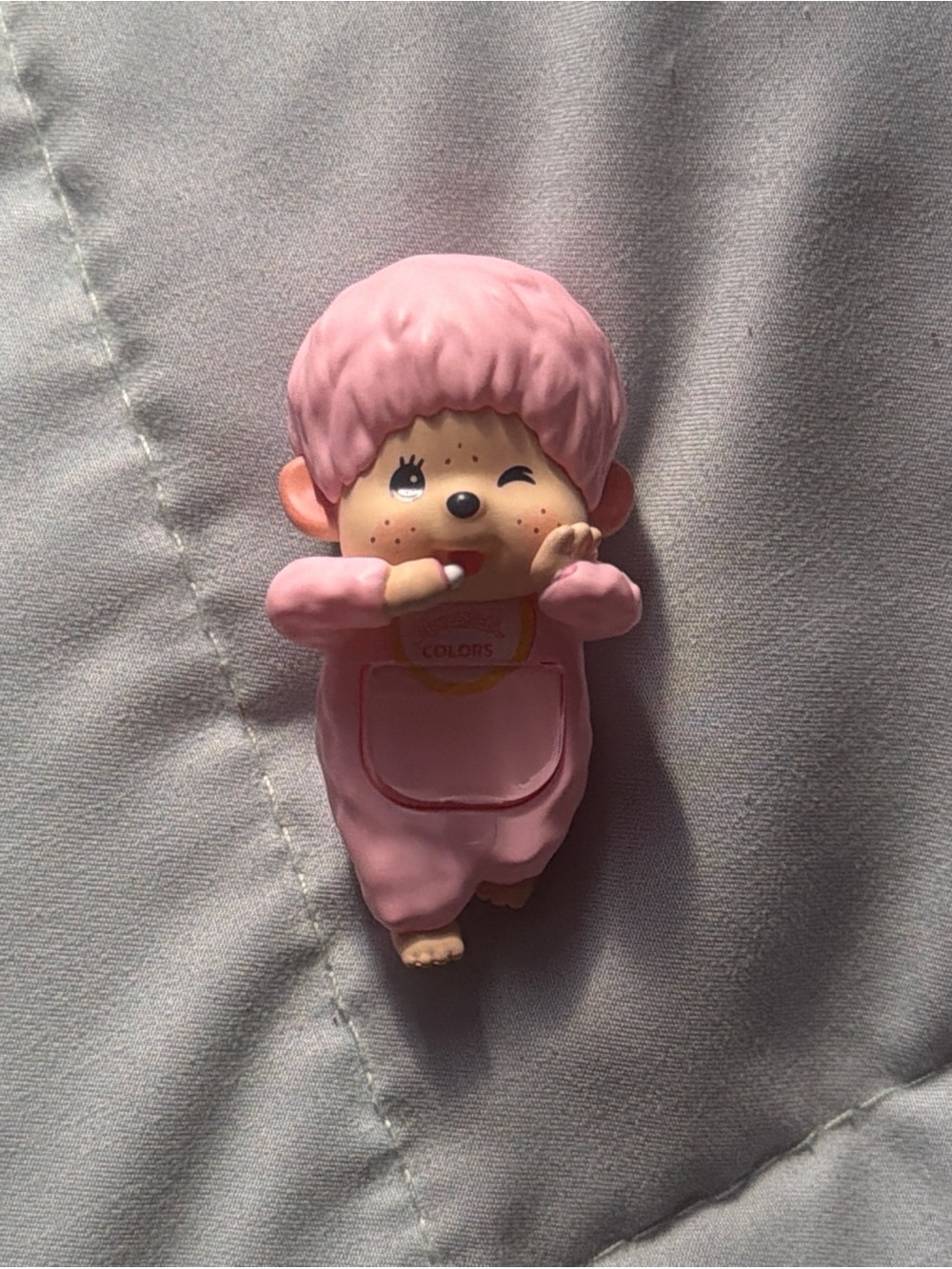 Pink monchhichi hipper